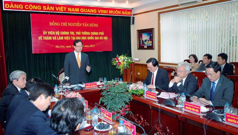 Xây dựng Đại học quốc gia Hà Nội trở thành đại học hàng đầu của cả nước
